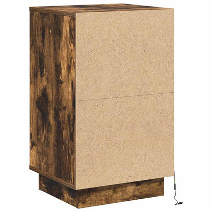 Armadio da Notte Rovere fumé 39 x 34,5 x 65 cm