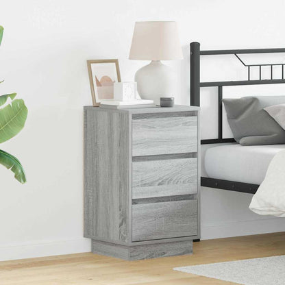 Armadio da Notte Grigio 39 x 34,5 x 65 cm Legno multistrato | homemem39