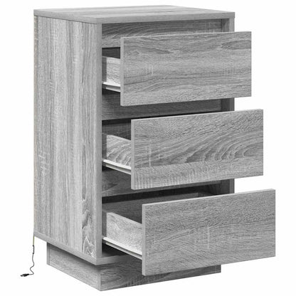 Armadio da Notte Grigio 39 x 34,5 x 65 cm Legno multistrato | homemem39