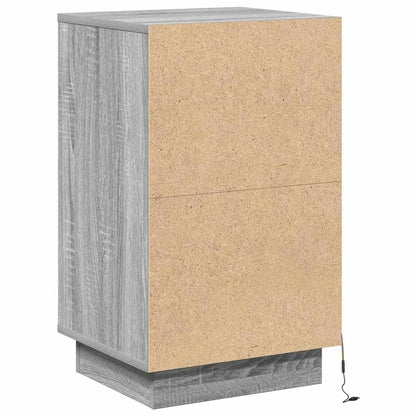 Armadio da Notte Grigio 39 x 34,5 x 65 cm Legno multistrato | homemem39