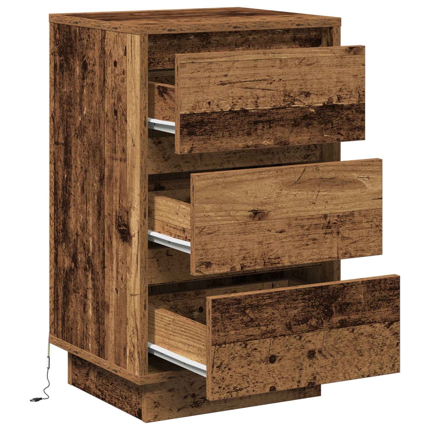 Armadio da Notte Legno vecchio 39 x 34,5 x 65 cm