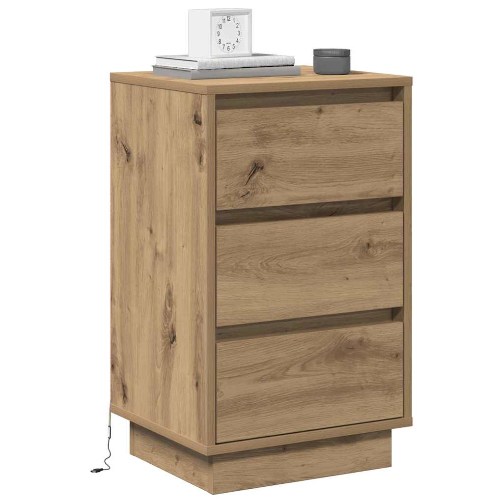 Armadio da Notte Rovere artigianale 39 x 34,5 x 65 cm | homemem39
