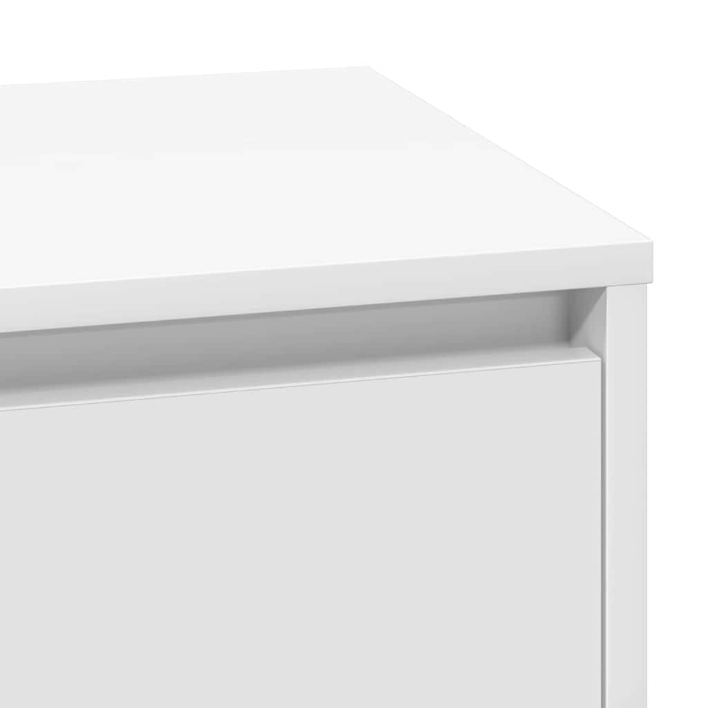 Armadio da Notte Bianco 71 x 34,5 x 75 cm Legno multistrato | homemem39