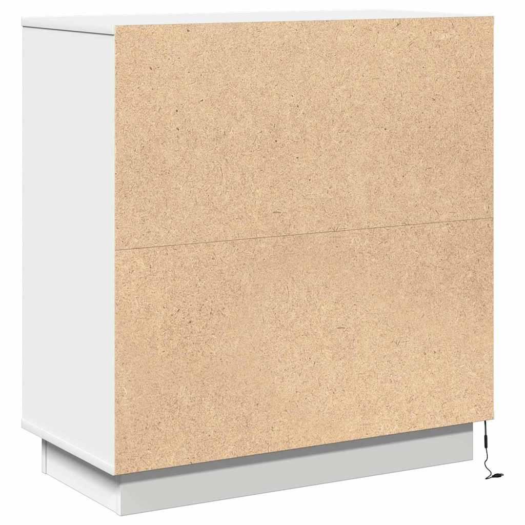 Armadio da Notte Bianco 71 x 34,5 x 75 cm Legno multistrato | homemem39