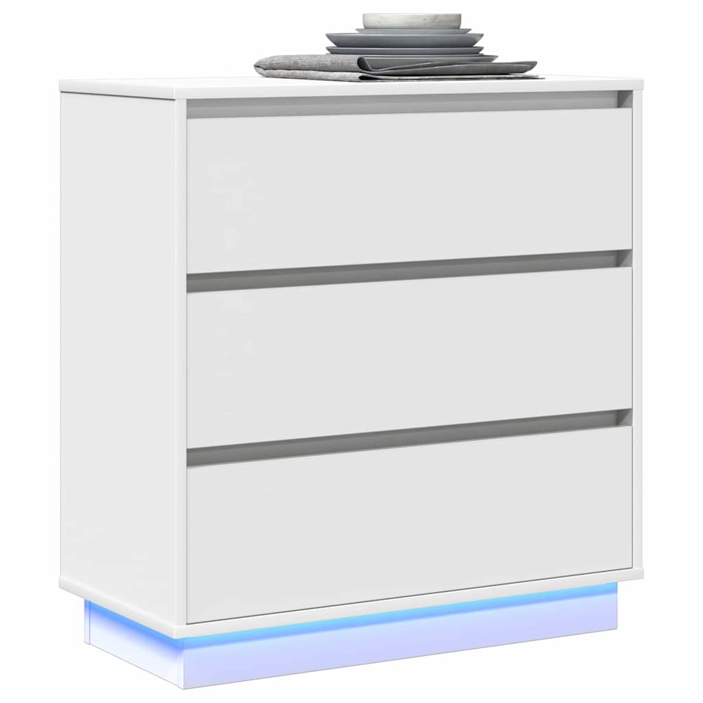 Armadio da Notte Bianco 71 x 34,5 x 75 cm Legno multistrato