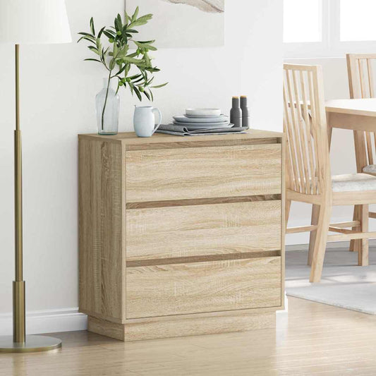 Armadio da Notte con cassetto Rovere Sonoma 71 x 34,5 x 75 cm