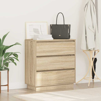 Armadio da Notte con cassetto Rovere Sonoma 71 x 34,5 x 75 cm