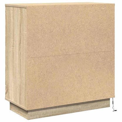 Armadio da Notte con cassetto Rovere Sonoma 71 x 34,5 x 75 cm | homemem39
