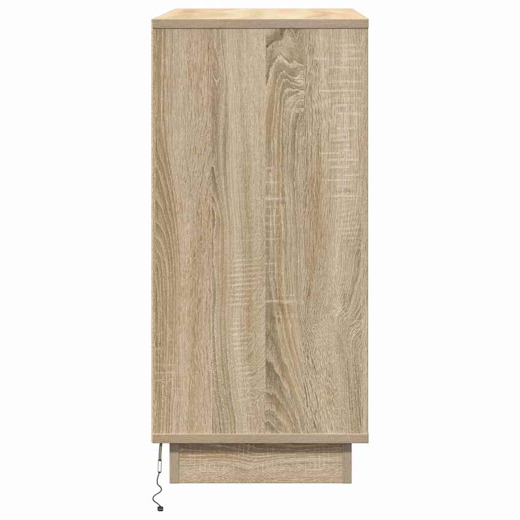 Armadio da Notte con cassetto Rovere Sonoma 71 x 34,5 x 75 cm