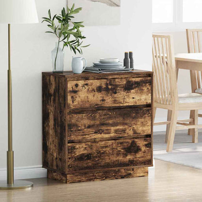 Armadio da Notte con cassetto Rovere fumé 71 x 34,5 x 75 cm | homemem39