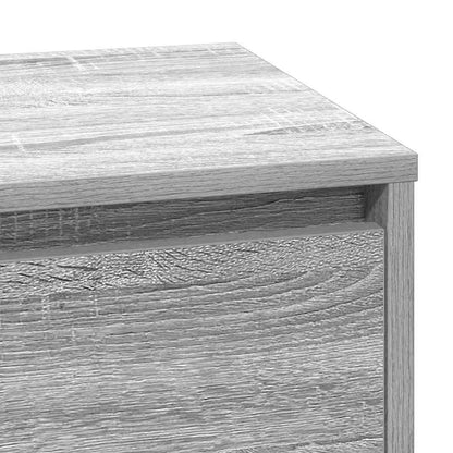 Armadio da Notte Grigio 71 x 34,5 x 75 cm Legno multistrato | homemem39