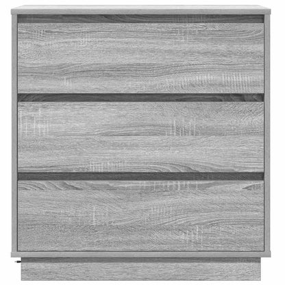 Armadio da Notte Grigio 71 x 34,5 x 75 cm Legno multistrato | homemem39
