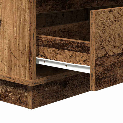 Armadio da Notte con cassetto Legno vecchio 71 x 34,5 x 75 cm