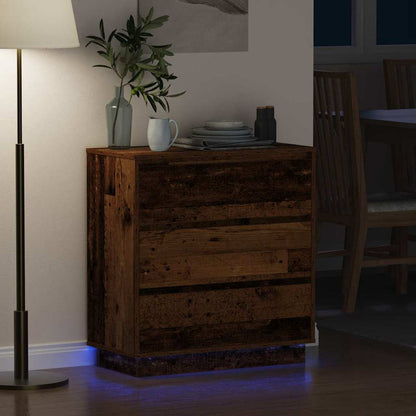 Armadio da Notte con cassetto Legno vecchio 71 x 34,5 x 75 cm