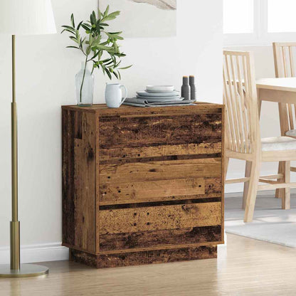 Armadio da Notte con cassetto Legno vecchio 71 x 34,5 x 75 cm