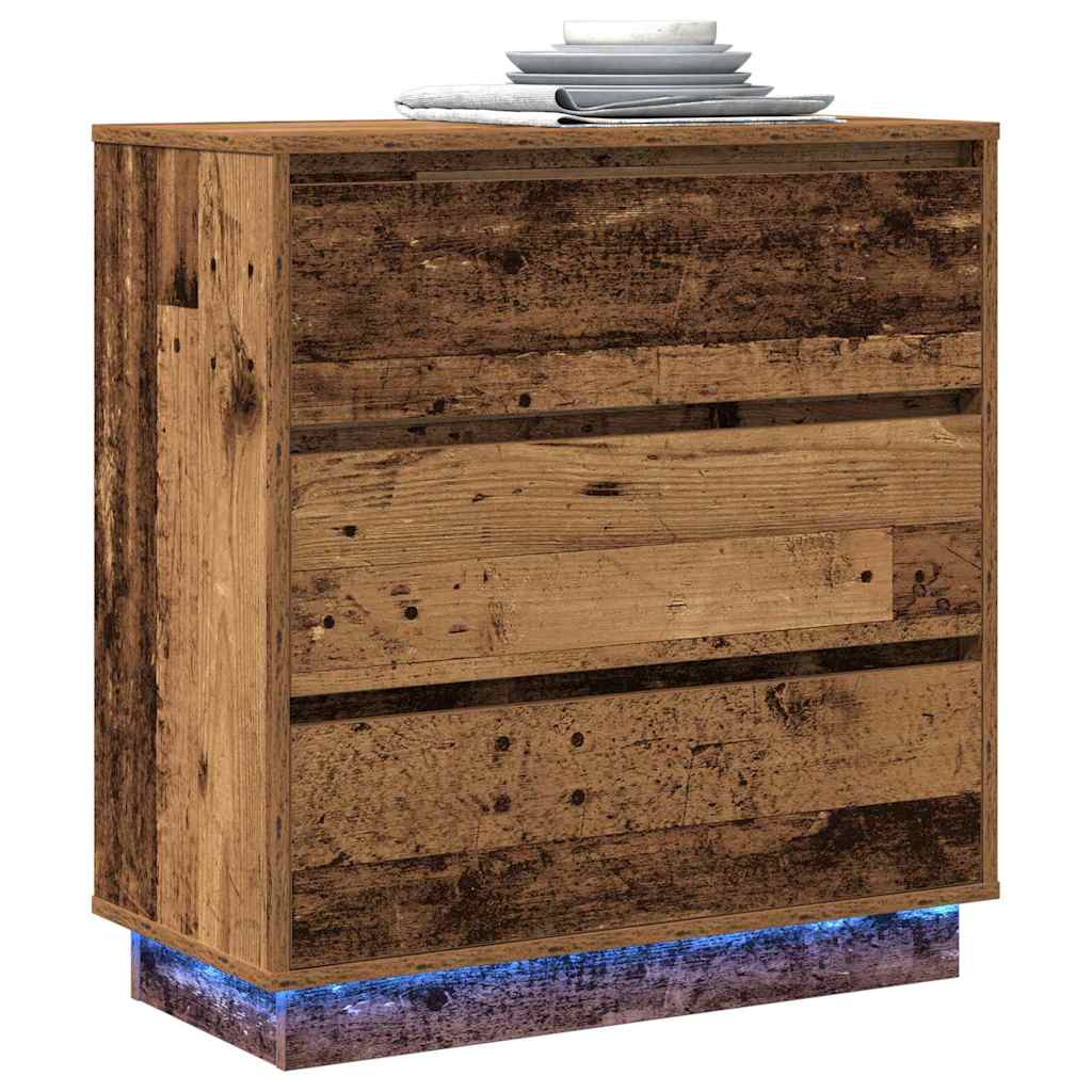 Armadio da Notte con cassetto Legno vecchio 71 x 34,5 x 75 cm | homemem39