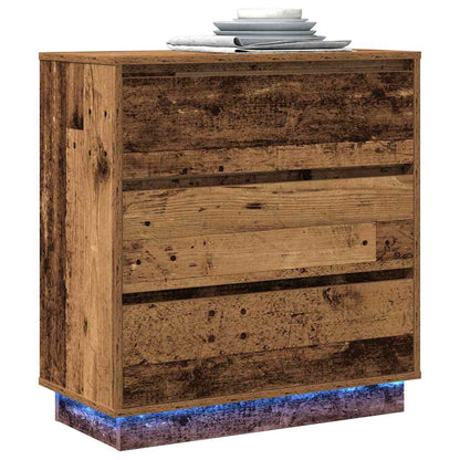 Armadio da Notte con cassetto Legno vecchio 71 x 34,5 x 75 cm