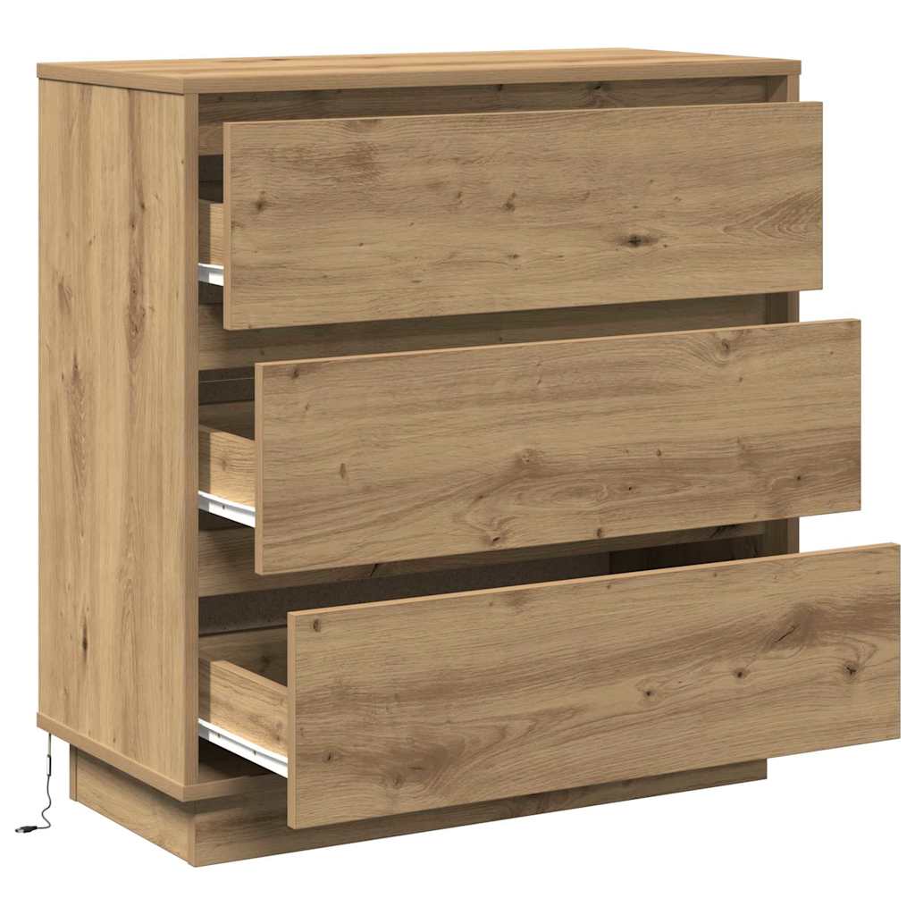 Armadio da Notte Rovere artigianale 71 x 34,5 x 75 cm | homemem39