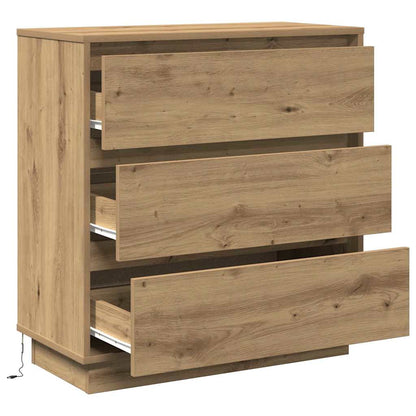 Armadio da Notte Rovere artigianale 71 x 34,5 x 75 cm | homemem39
