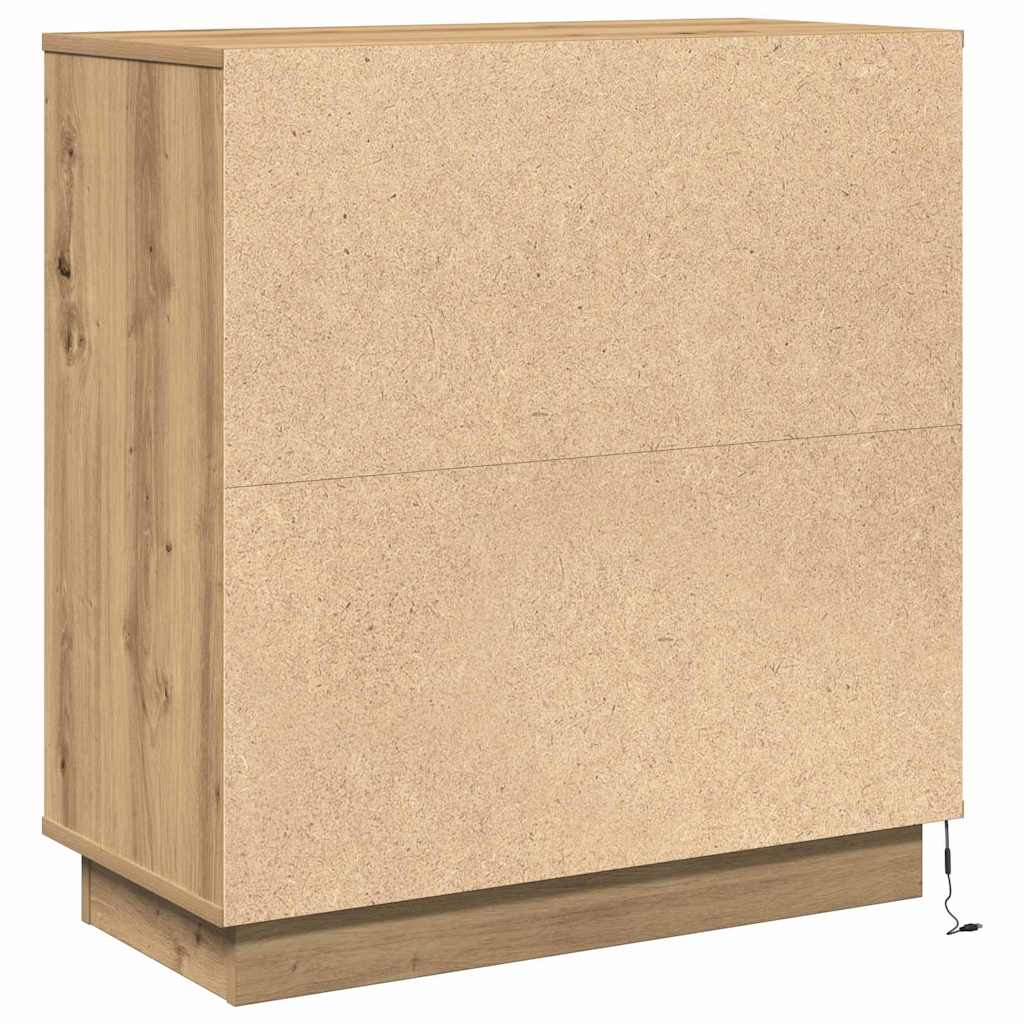 Armadio da Notte Rovere artigianale 71 x 34,5 x 75 cm | homemem39