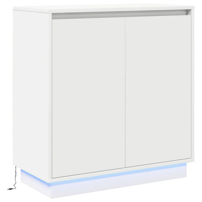 Madia LED con porta Bianco 71 x 34,5 x 75 cm Legno multistrato