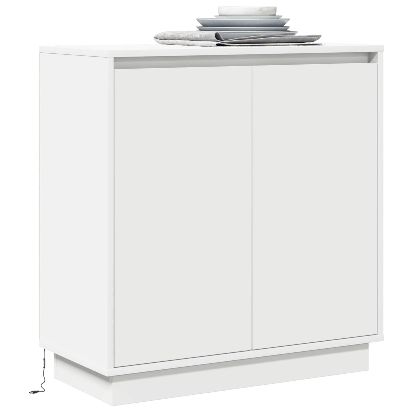 Madia LED per Bianco 71 x 34,5 x 75 cm Legno multistrato