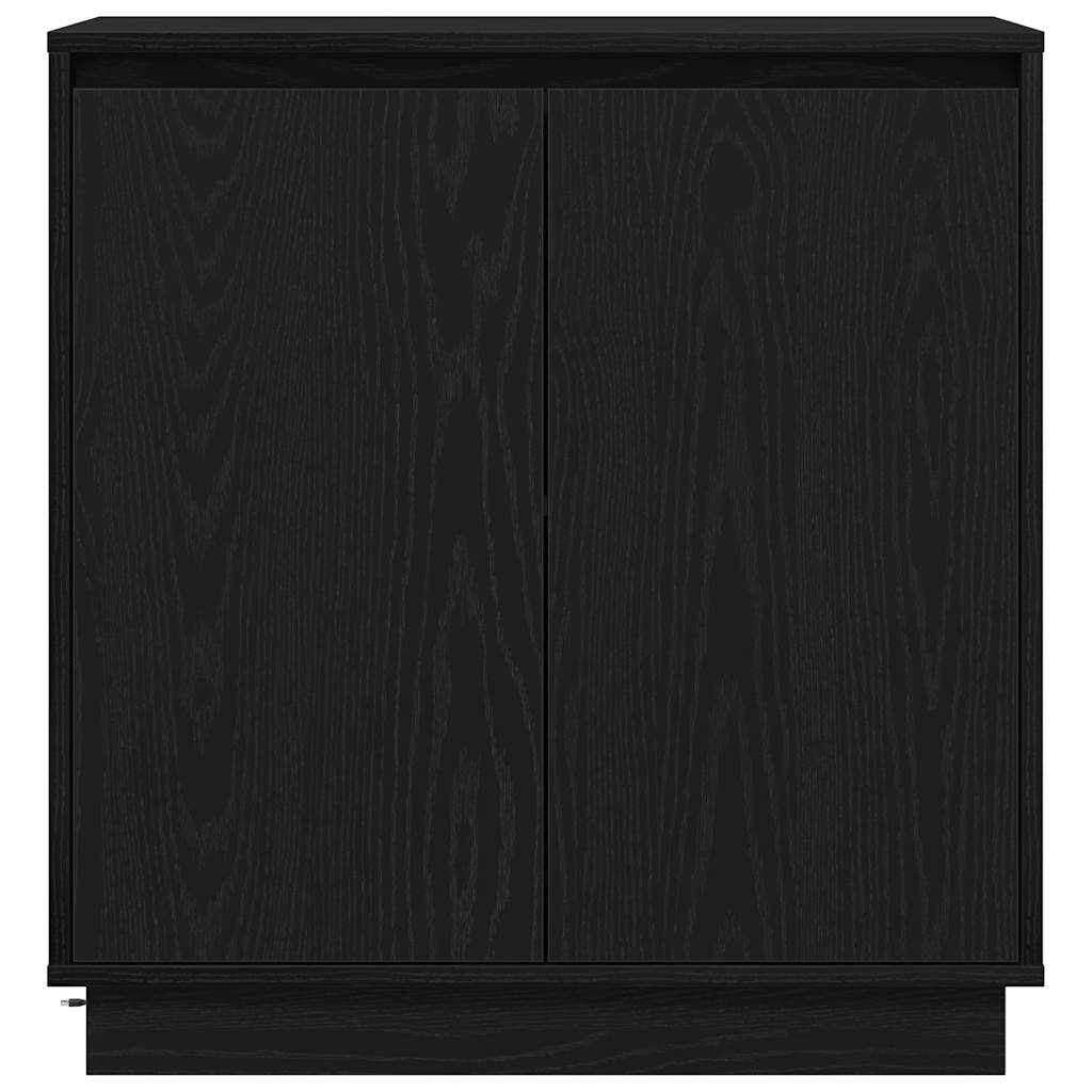 Madia LED Rovere Nero 71 x 34,5 x 75 cm Legno ingegnerizzato