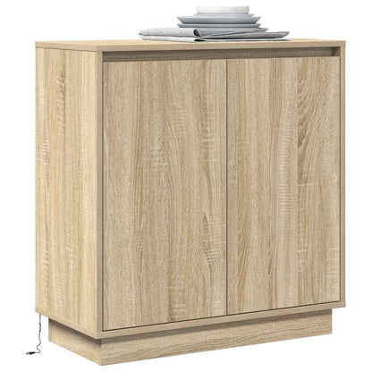 Madia LED Rovere Sonoma 71 x 34,5 x 75 cm Legno ingegnerizzato