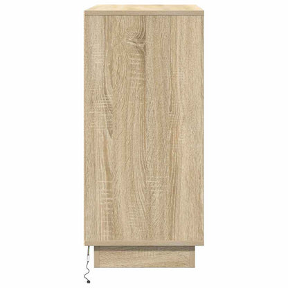Madia LED Rovere Sonoma 71 x 34,5 x 75 cm Legno ingegnerizzato