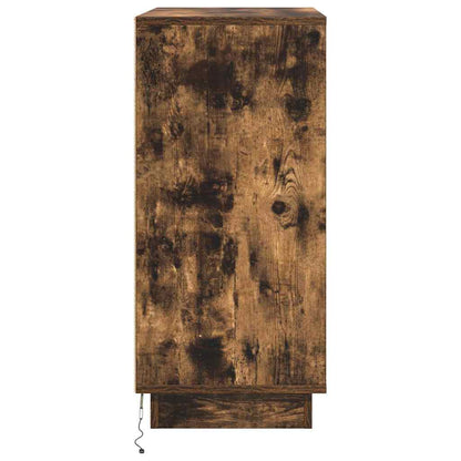 Madia LED Rovere Fumo 71 x 34,5 x 75 cm Legno ingegnerizzato