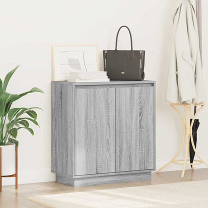 Madia LED Grigio Sonoma 71 x 34,5 x 75 cm Legno ingegnerizzato