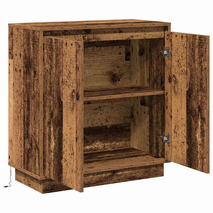 Madia LED per Legno antico 71 x 34,5 x 75 cm Legno multistrato