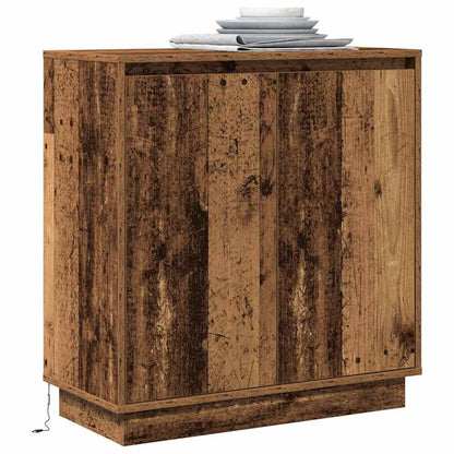 Madia LED per Legno antico 71 x 34,5 x 75 cm Legno multistrato