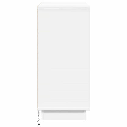 Madia LED Bianco 71 x 34,5 x 75 cm Legno multistrato