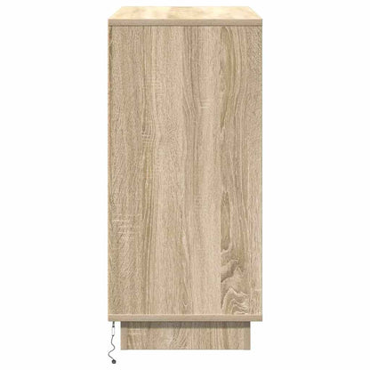 Madia LED Rovere Sonoma 71 x 34,5 x 75 cm Legno multistrato