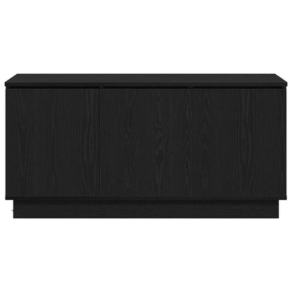 Mobile TV Rovere Nero 100 x 38 x 49 cm Legno multistrato