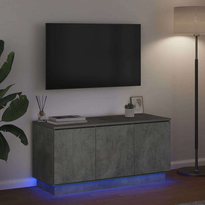 Mobile TV 100 x 38 x 49 cm Grigio cemento Legno ingegnerizzato | homemem39