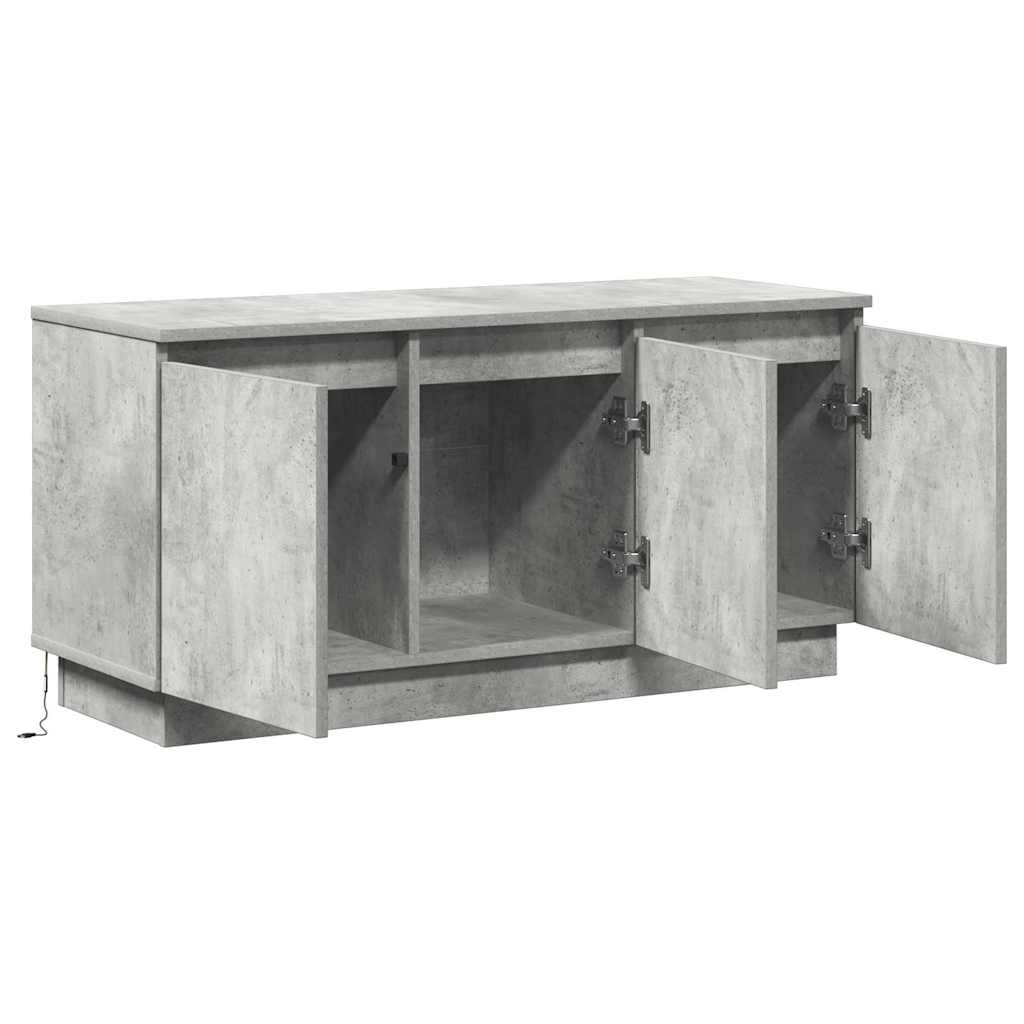 Mobile TV 100 x 38 x 49 cm Grigio cemento Legno ingegnerizzato | homemem39