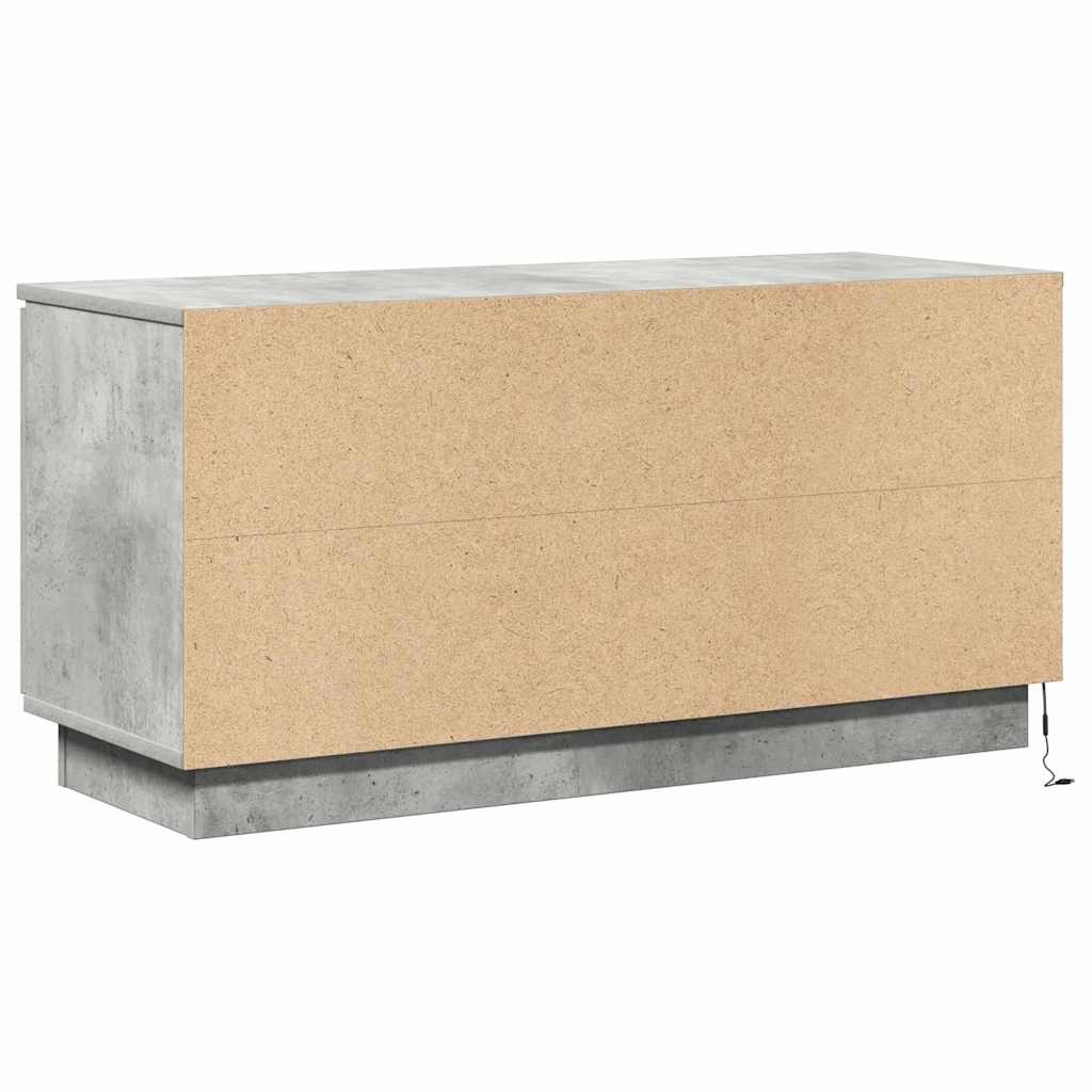 Mobile TV 100 x 38 x 49 cm Grigio cemento Legno ingegnerizzato | homemem39