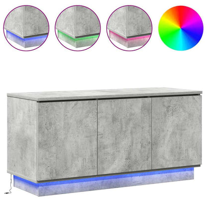Mobile TV 100 x 38 x 49 cm Grigio cemento Legno ingegnerizzato | homemem39
