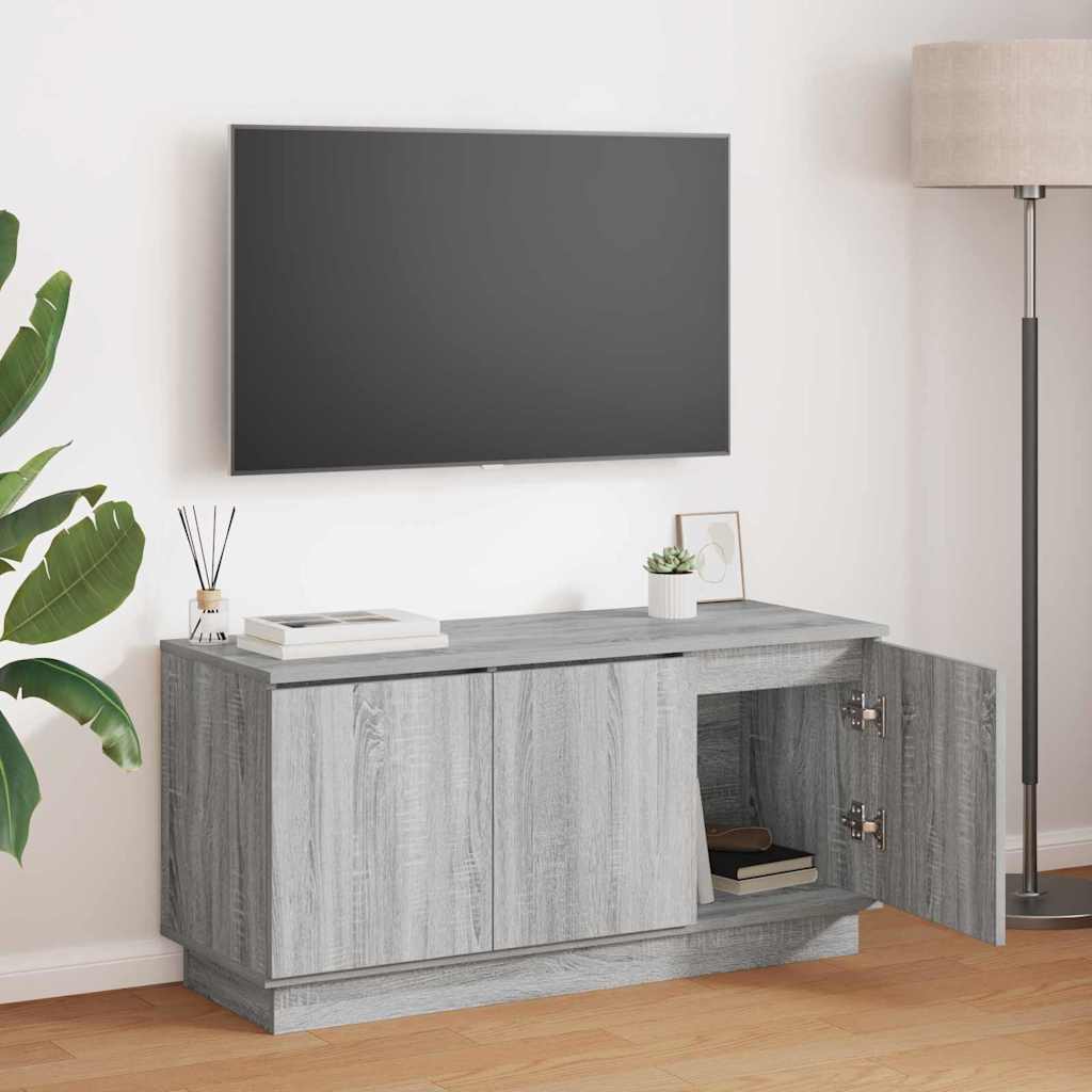 Mobile TV Grigio Sonoma 100 x 38 x 49 cm Legno multistrato