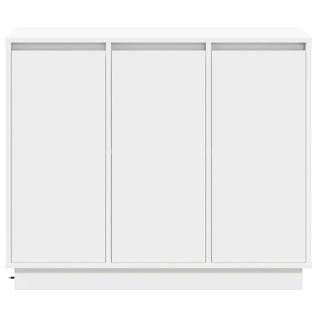 Madia LED Bianco 90 x 32 x 75 cm Legno multistrato