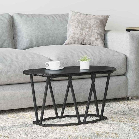Tavolino da salotto Rovere Nero 80 x 40 x 40.5 cm | homemem39