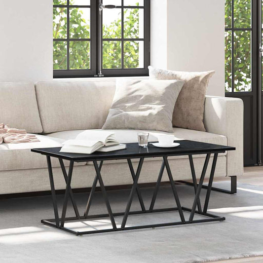 Tavolino da salotto Rovere Nero 100 x 50 x 40 cm | homemem39
