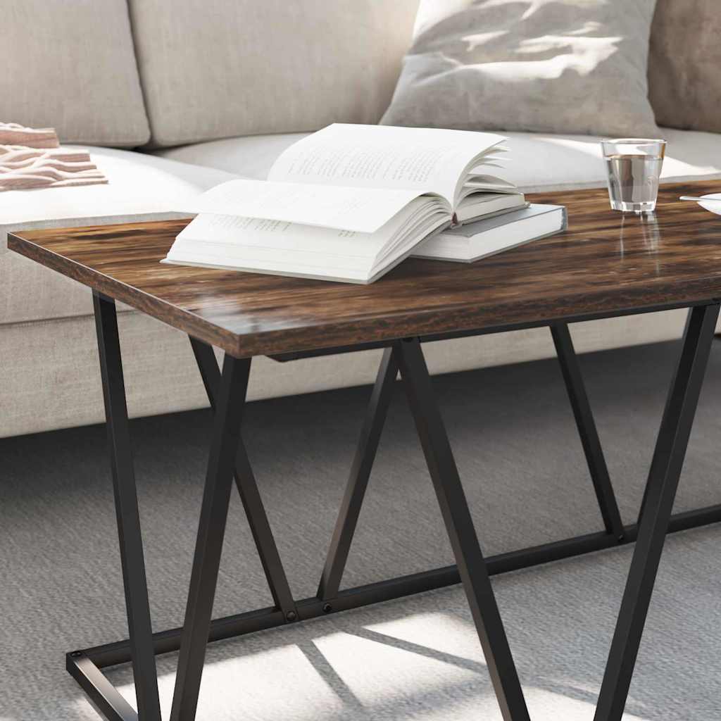 Tavolino da salotto Rovere fumé 100 x 50 x 40 cm | homemem39