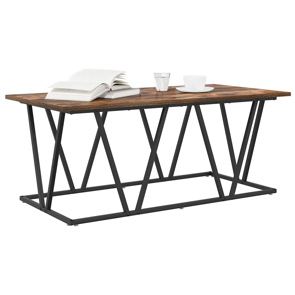Tavolino da salotto Rovere fumé 100 x 50 x 40 cm | homemem39