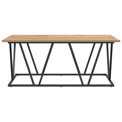 Tavolino da salotto Rovere artigianale 100 x 50 x 40 cm