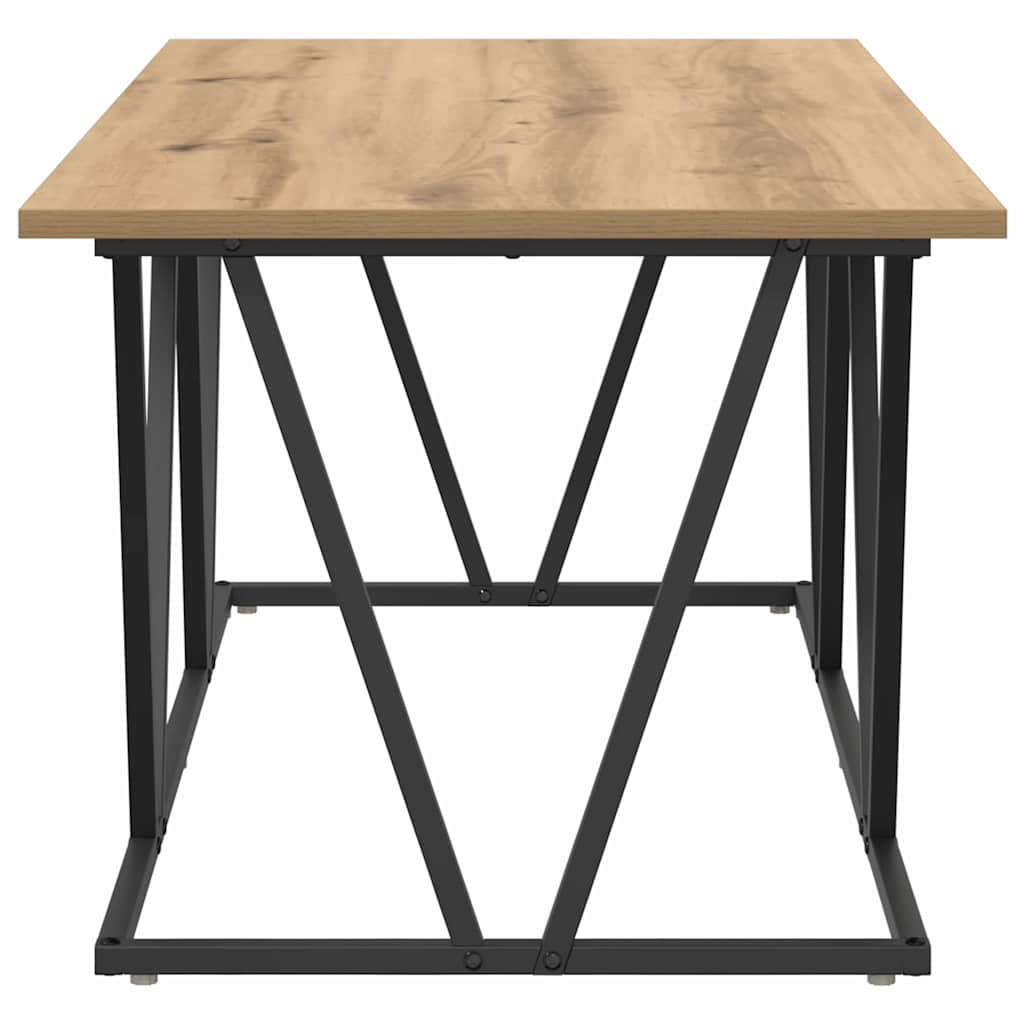 Tavolino da salotto Rovere artigianale 100 x 50 x 40 cm