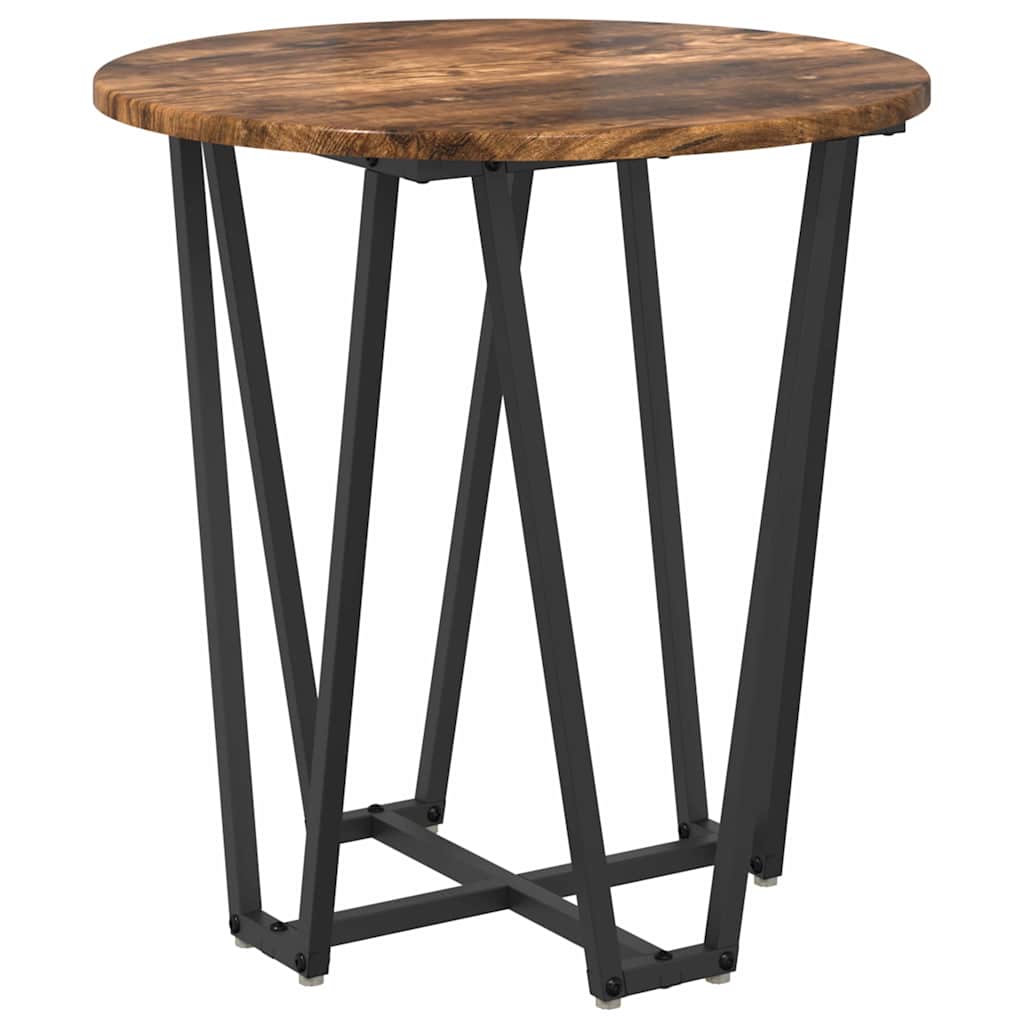 Set tavolini 2 pcs Rovere Affumicato e Nero