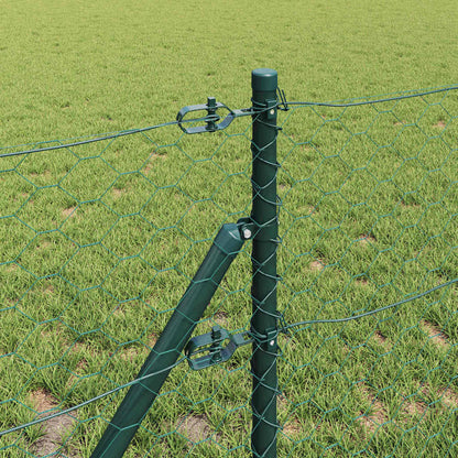 Palo della recinzione Verde 10 x 0,6 m (maglia 50 mm)